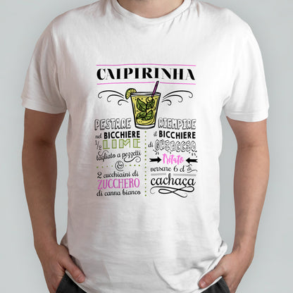 Cocktail Caipirinha - T-shirt bianca Uomo