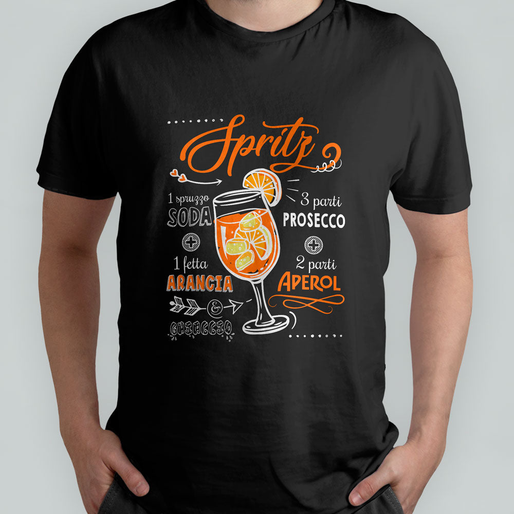 Cocktail Spritz - T-shirt nera Uomo