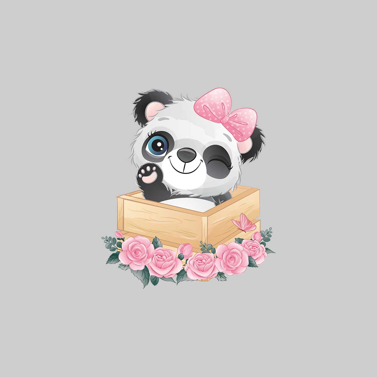 Felpa per bambini con cappuccio Panda