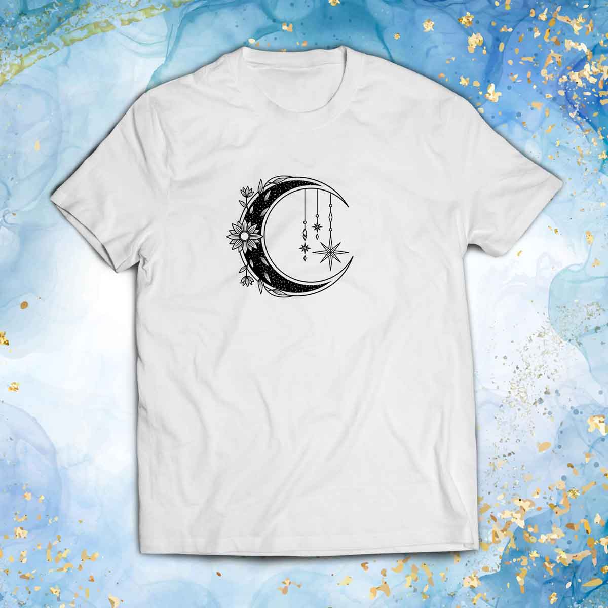 Luna floreale - T-Shirt bianca Uomo