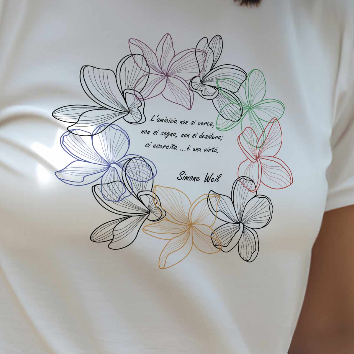 L'amicizia non si cerca - Weil - T-shirt bianca Donna