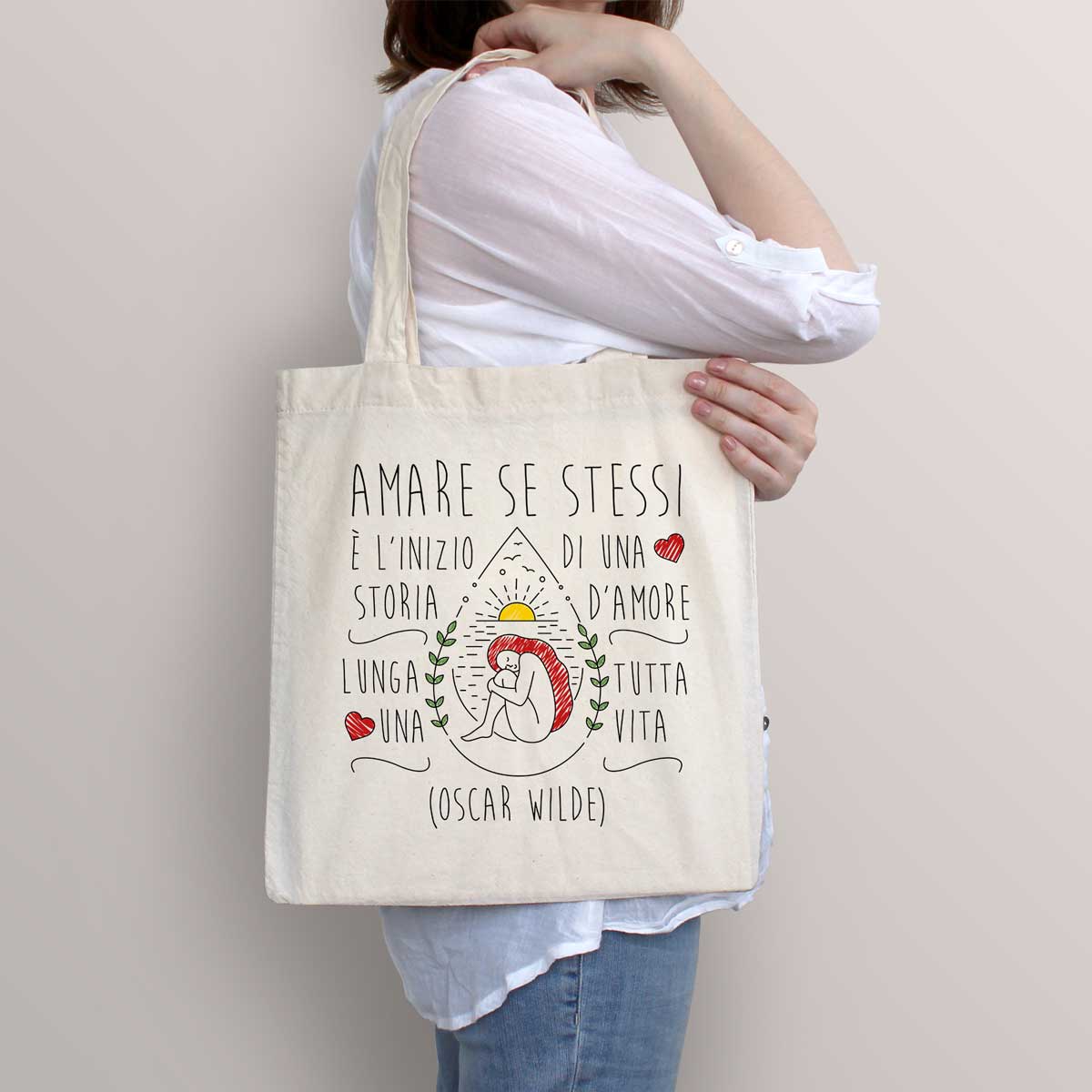 shopping bag con stampa