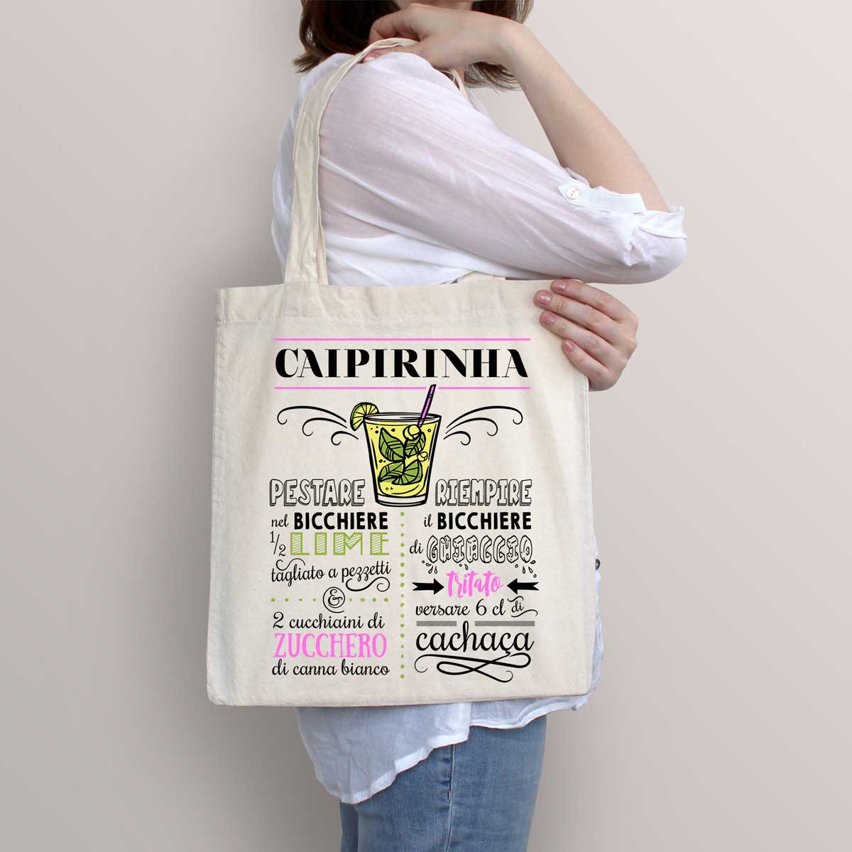 shopping bag con stampa