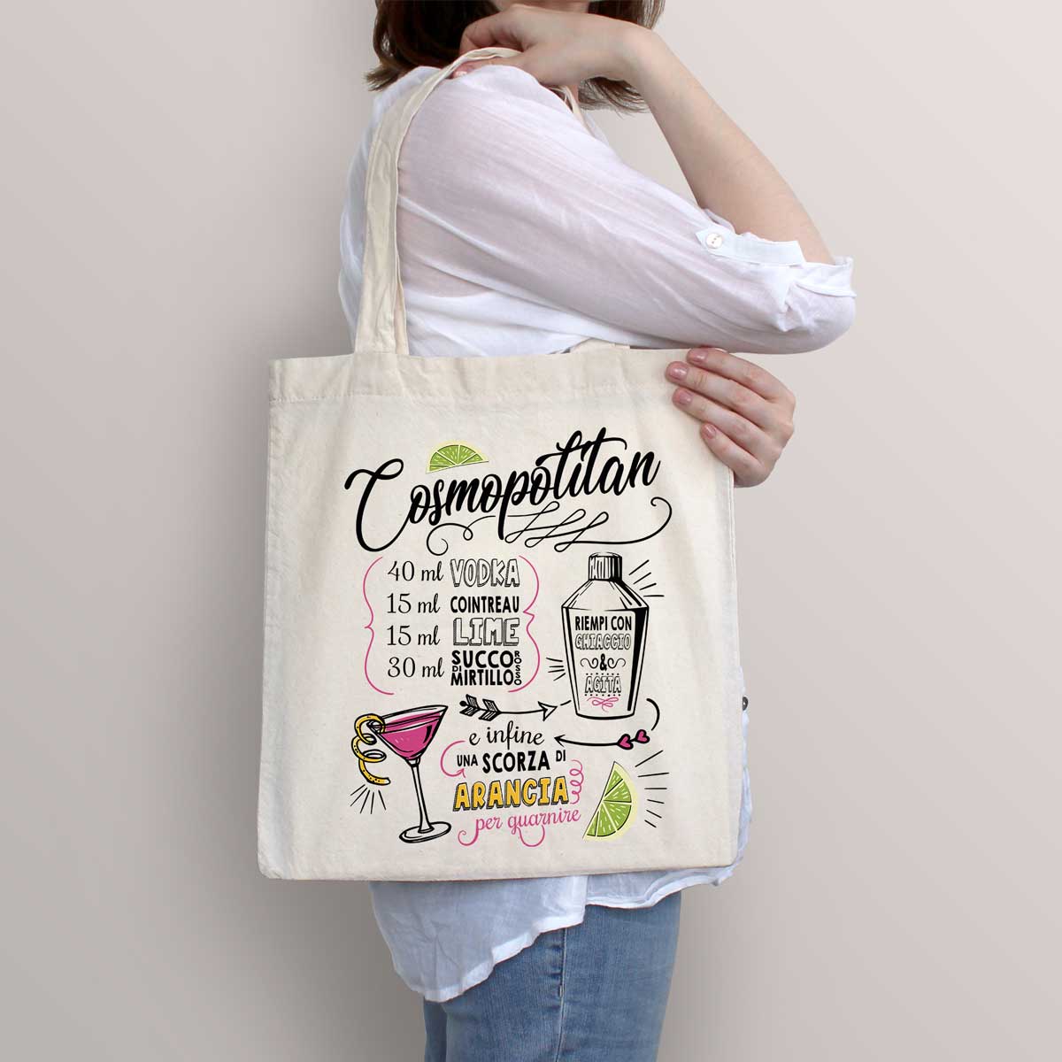 shopping bag con stampa