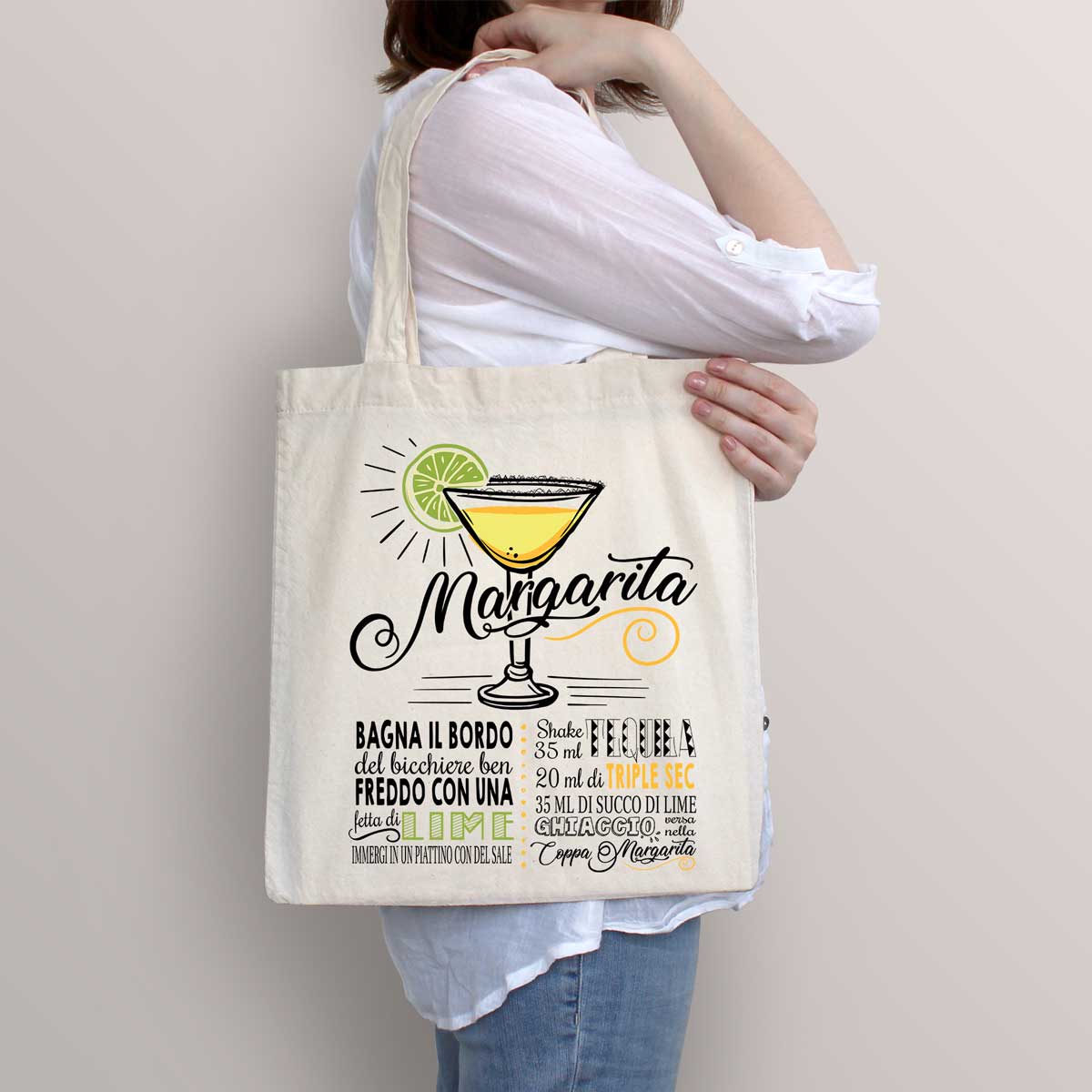 shopping bag con stampa