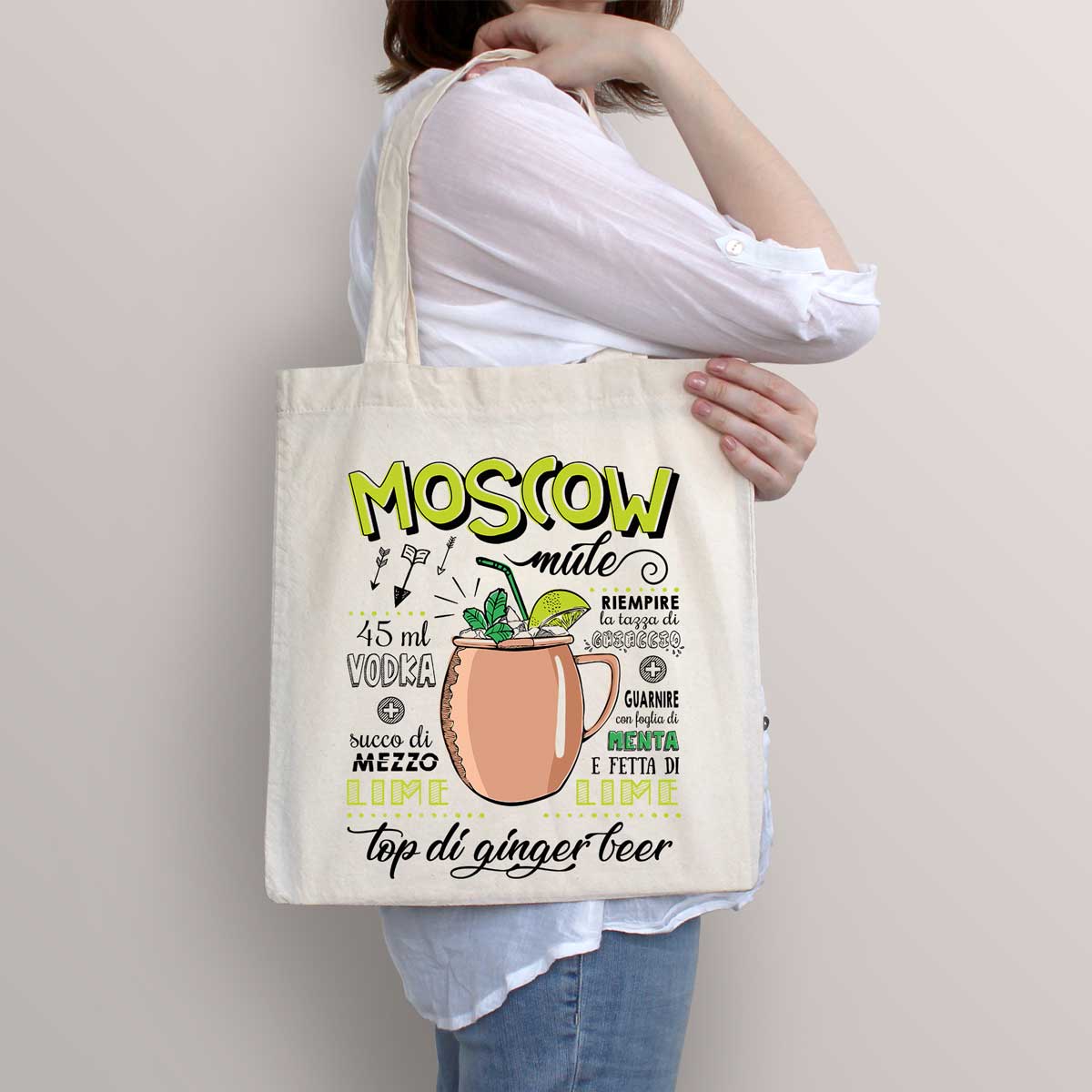 shopping bag con stampa