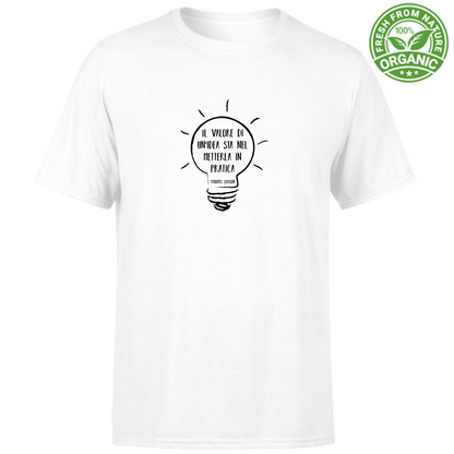Il valore di un'idea - Edison - T-Shirt bianca Uomo