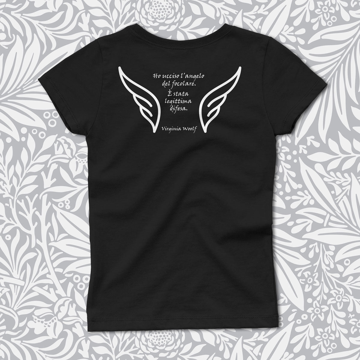 Ho ucciso l’angelo del focolare - Woolf - T-Shirt nera Donna