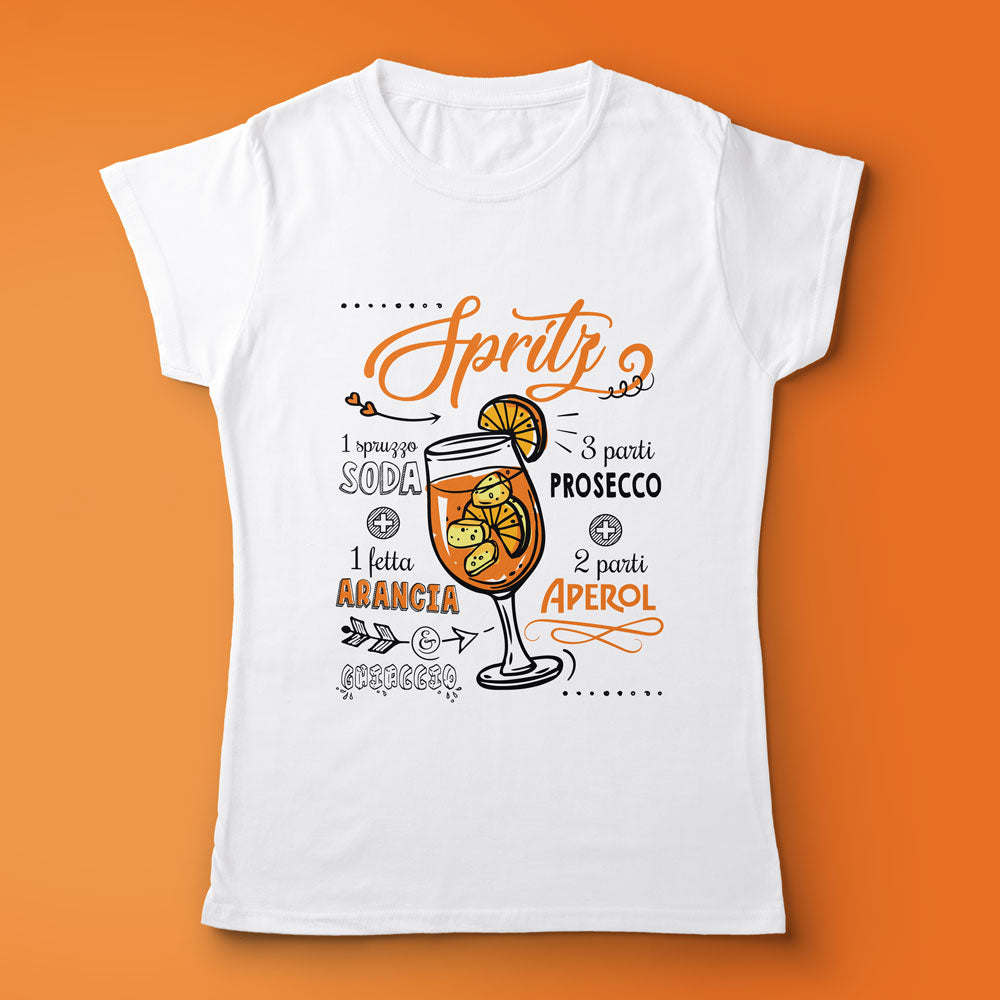 Cocktail Spritz - T-shirt bianca Donna