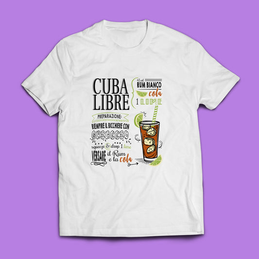Cocktail Cuba libre - T-shirt bianca Uomo