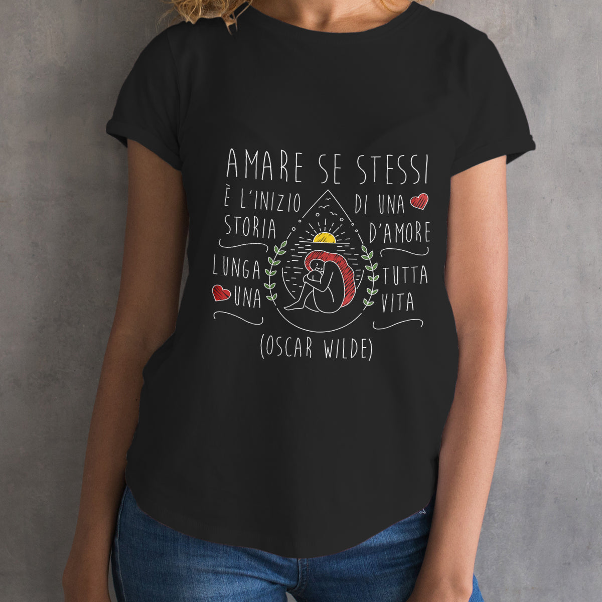 Storia d'amore lunga tutta una vita - Wilde - T-Shirt nera Donna